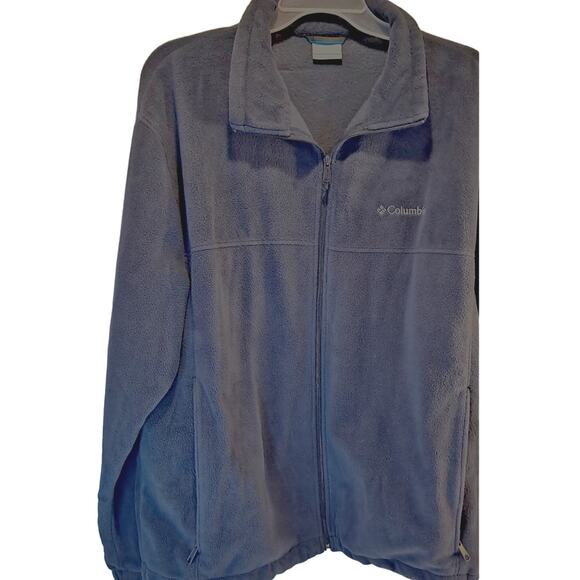 Columbia Men's Fleece Jacket Pockets, Mock Neck, Zipper, Long Sleeve XXL New - Picture 1 of 7